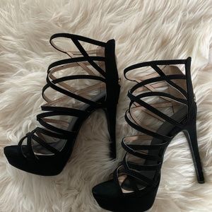 5 1/2" Black Heels